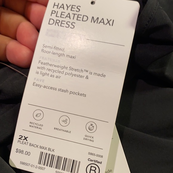 Athleta Hayes Pleated Maxi Dress - Picture 9 of 11